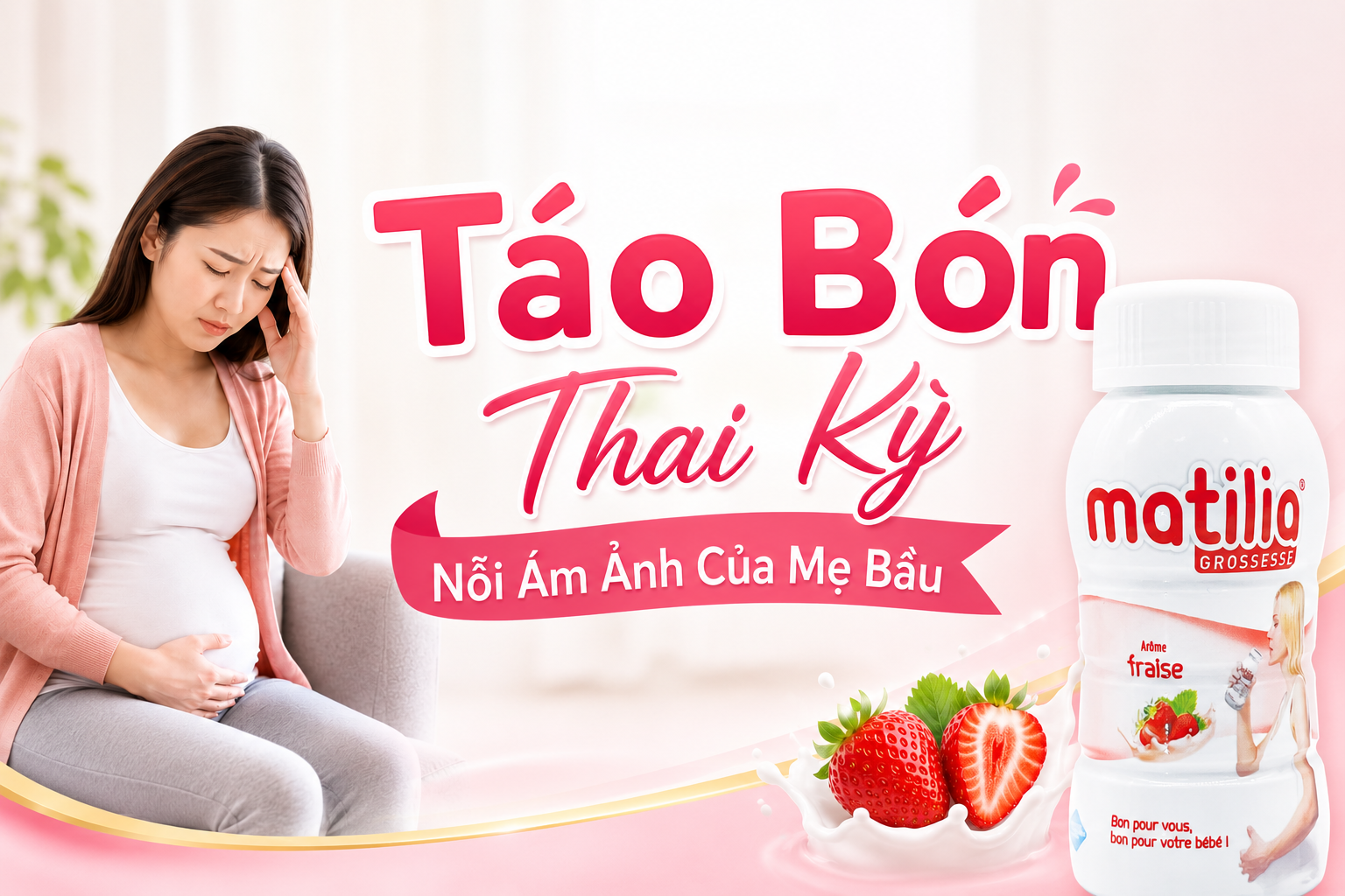 Táo bón thai kỳ nỗi ám ảnh của mọi mẹ bầu