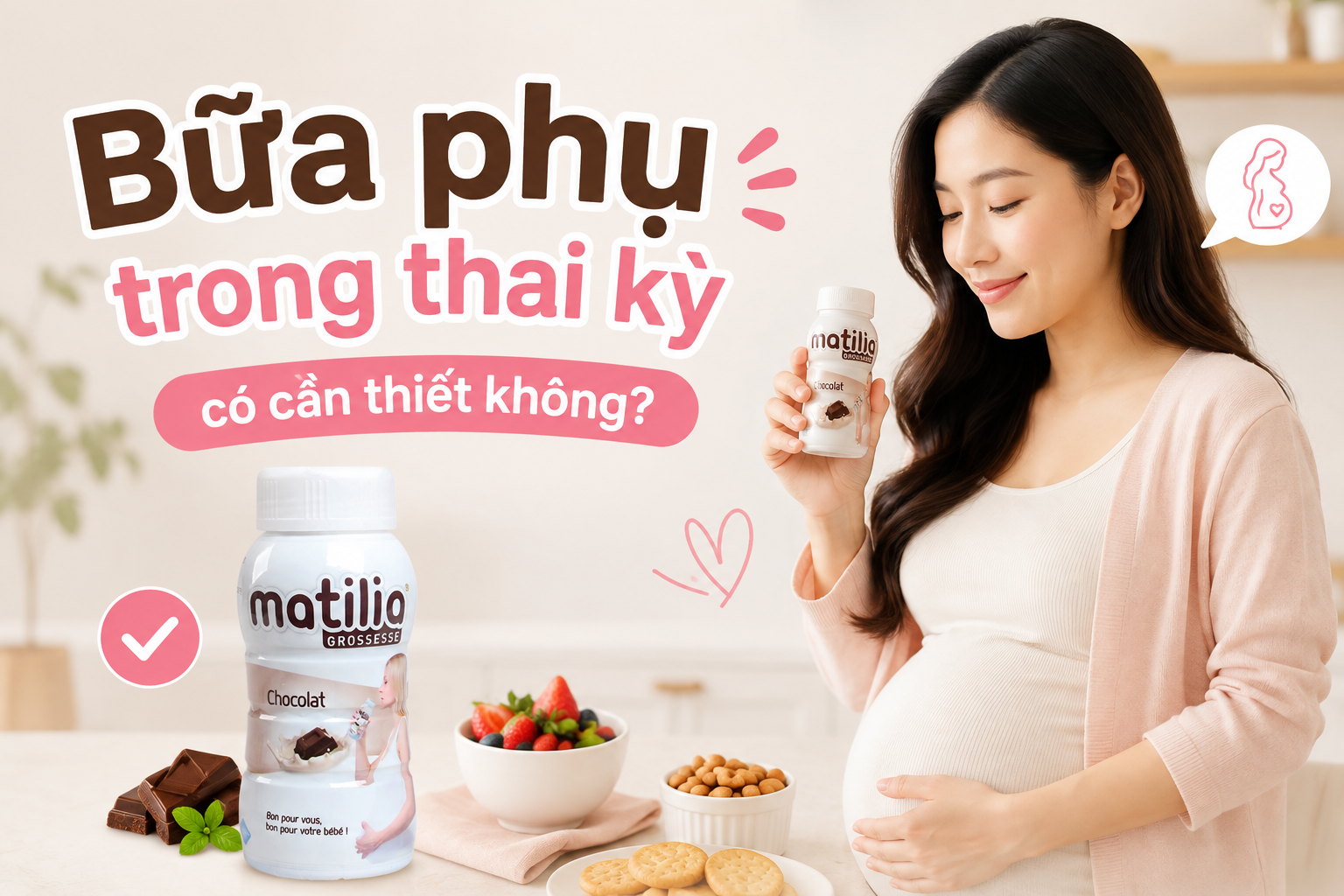 Bữa phụ trong thai kỳ có cần thiết không? Gợi ý bữa phụ dinh dưỡng cho mẹ bầu