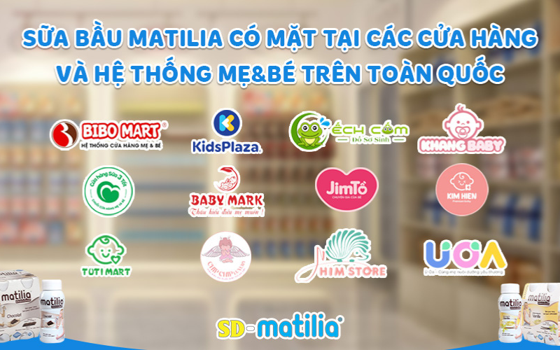 Mua sữa bầu Matilia chính hãng tại Matilia.com.vn