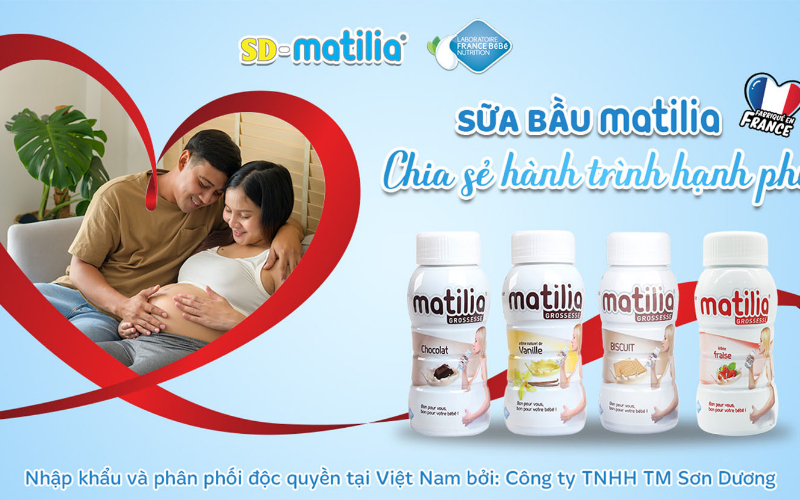Bảng giá sữa bầu Matilia 1 thùng, 1 lốc