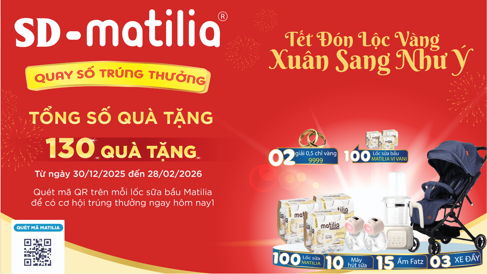 Chương trình Bốc thăm trúng thưởng: 'Tết đón lộc vàng - Xuân sang như ý'