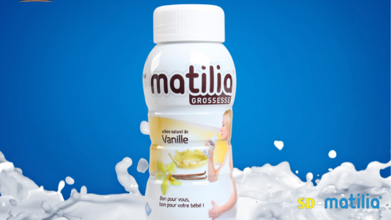 Sữa bầu Matilia vị vani thơm dịu, sánh mịn, không ngấy mùi sữa, dễ uống