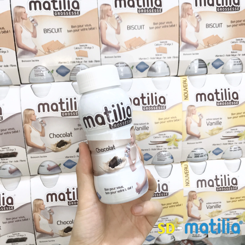 Review sữa bầu Matilia Grossesse vị Chocolate