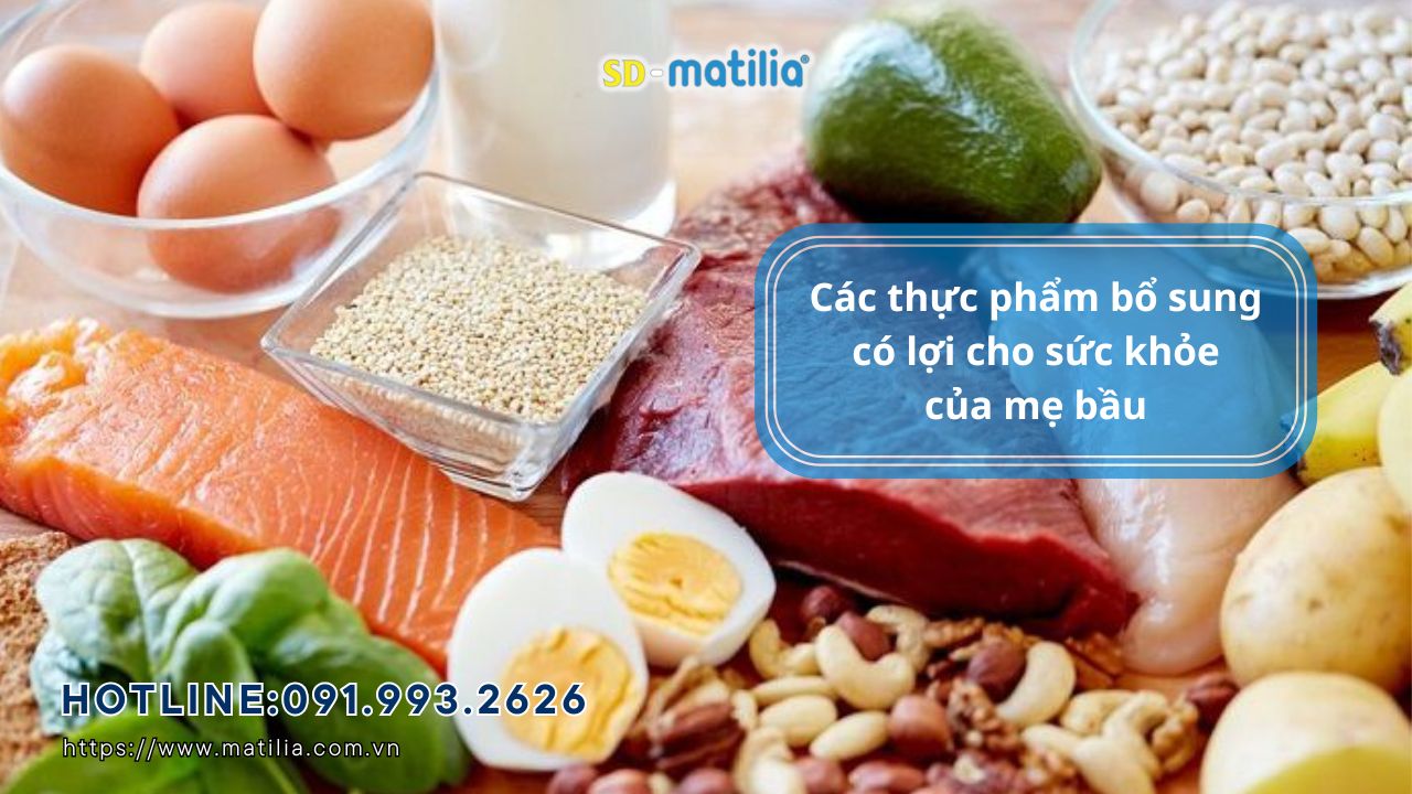 Các thực phẩm bổ sung có lợi cho sức khỏe của mẹ bầu
