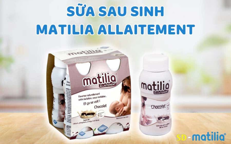 Sữa sau sinh Matilia Allaitement - Lợi sữa, giảm cân cho mẹ bỉm sau sinh