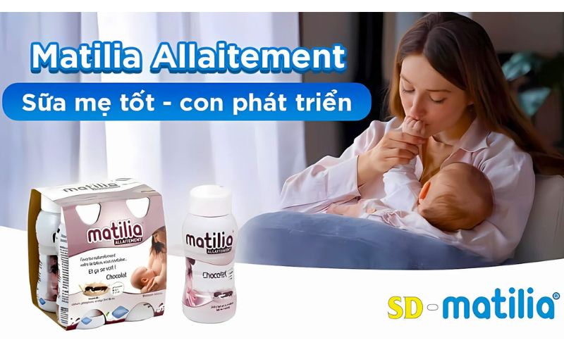 Sữa sau sinh Matilia giúp mẹ bổ sung dinh dưỡng