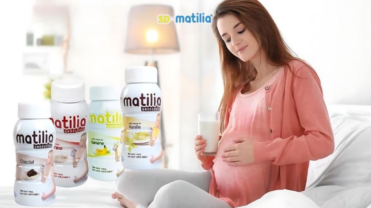 Sữa bầu Matilia giúp bổ sung sắt và canxi